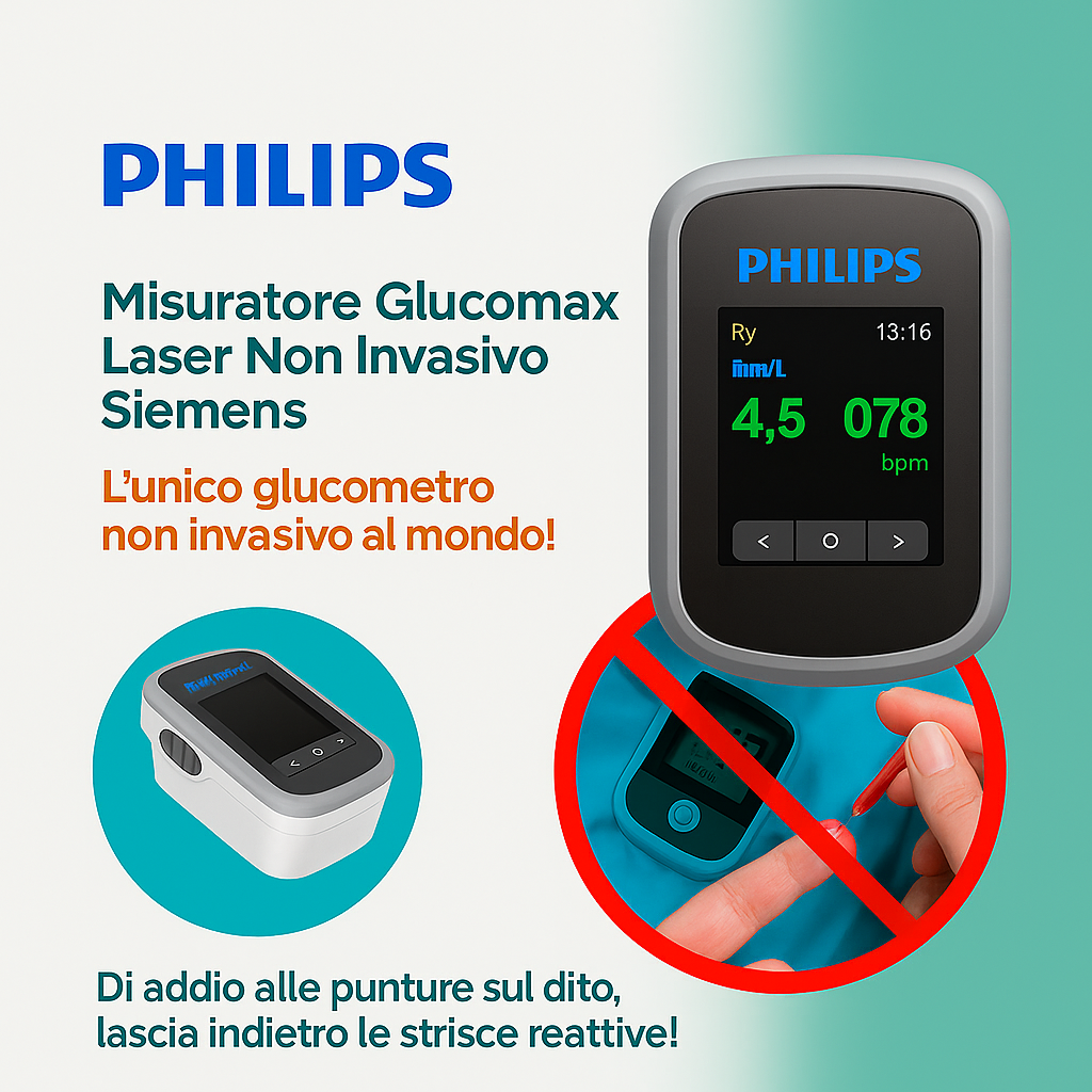 GlucoMax™ – Dispositivo di Monitoraggio Glicemico Non Invasivo