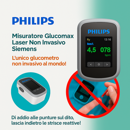 GlucoMax™ – Dispositivo di Monitoraggio Glicemico Non Invasivo